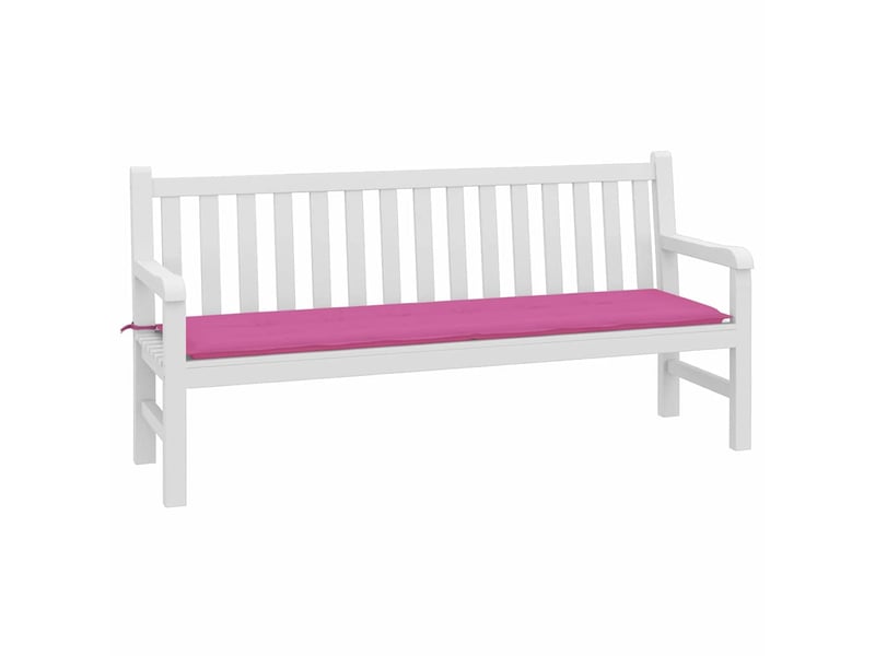  Coussin de banc, coussin d'assise, coussin de canapé tissu oxford rose 180 x 50 x 3 cm cf53819  - Conforama C