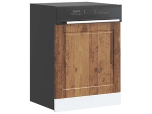 Panneau de lave-vaisselle vieux bois 60x1,5x57cm