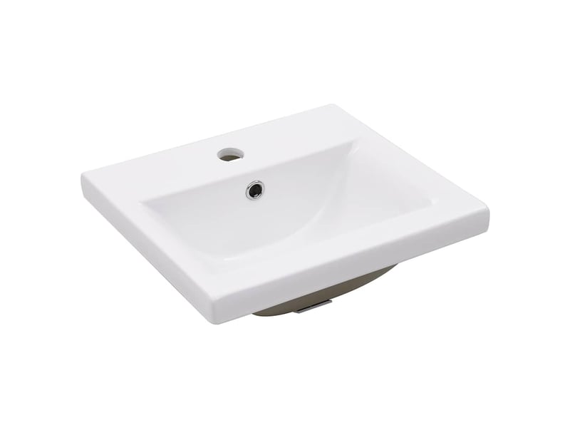  Cadre de lavabo de salle de bain vasque à encastrer noir fer shl6819  - Conforama E