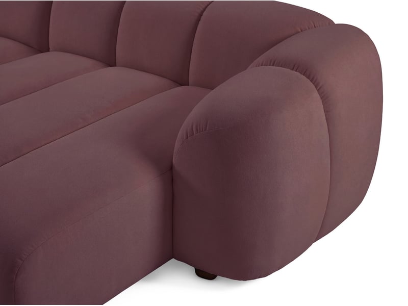 Selsey millma - canapé d'angle - 300 cm - velours rose Millma - Conforama E