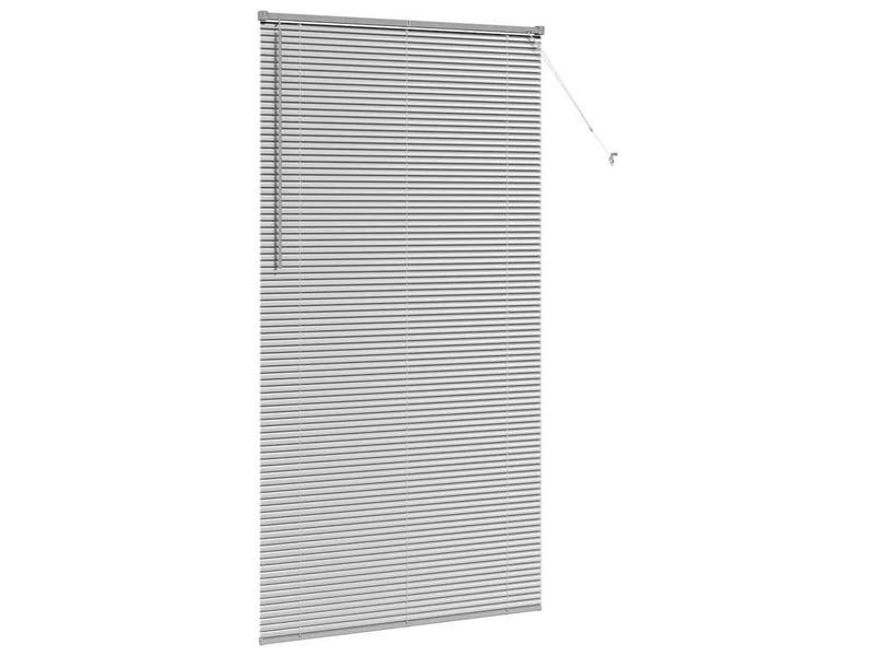 Store vénitien, store de fenêtre argenté 220 x 110 cm 25 mm aluminium cf47587  - Conforama E