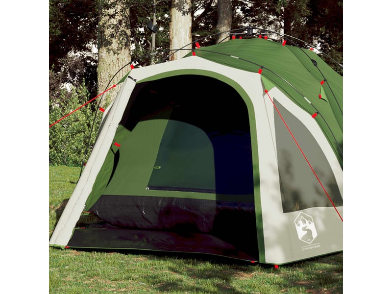  Tente de camping, tente à dôme 3 personnes vert libération rapide shl51304  - Conforama B