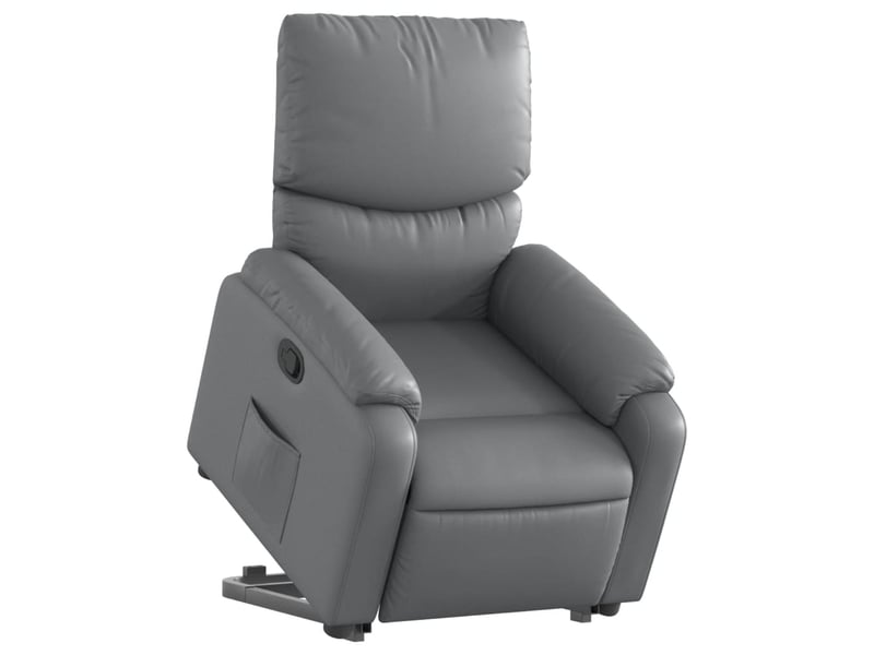  Fauteuil inclinable, fauteuil relax gris similicuir shl77509  - Conforama C