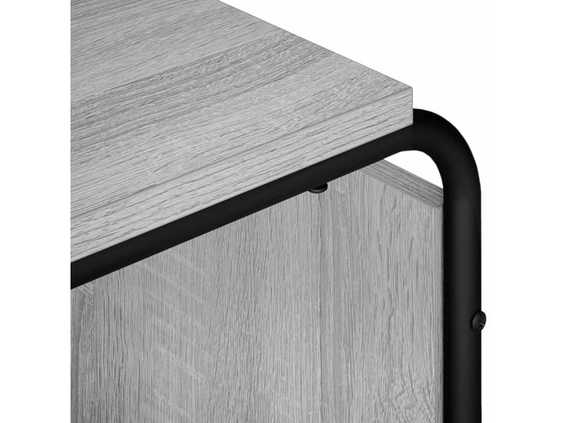  Meuble tv, banc tv 180x36x45 cm sonoma gris bois d'ingénierie  - Conforama E