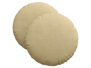 Lot de 2 coussins de siège, coussins décoratifs tissu en velours côtelé vert gris cf59822