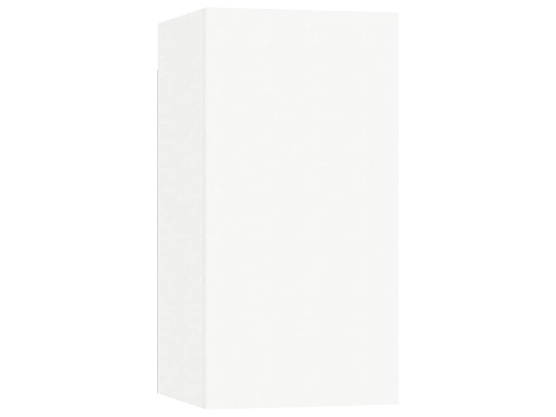  Ensemble de meubles tv - banc tv - meuble de rangement 6 pcs blanc bois d'ingénierie  - Conforama E