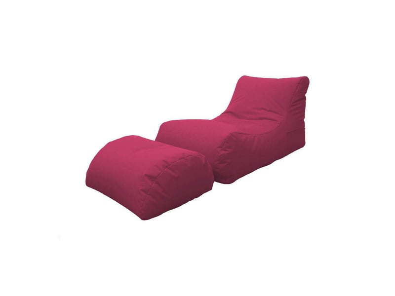  Pouf alton, en forme de sac, 120x80x60h cm rose fuchsia Alton - Conforama A
