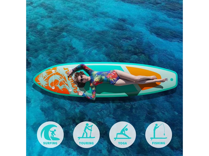  Planche de SUP Funwater SUPFW28C - 350x86x15cm 180kg  - Conforama E