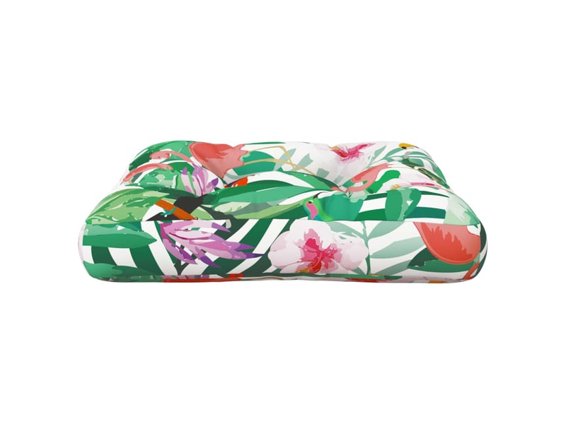  Coussin de palette, coussin de chaise, coussin de canapé multicolore 60x60x12 cm tissu cf55402  - Conforama E