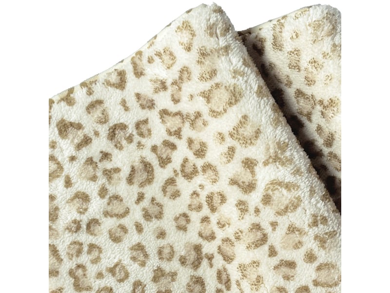  Tapis de bain léopard antidérapant  - Conforama D
