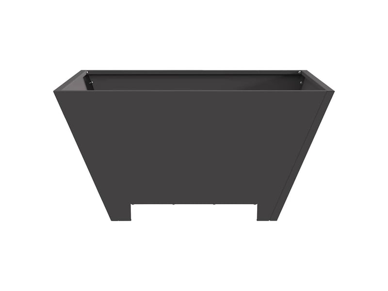  Brasero exterieur, foyer camping noir 60x60x30 cm acier patiné shl59887  - Conforama E