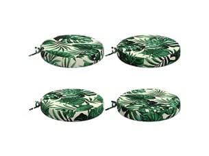 Lot de 4 coussins de siège, coussins d'assise soest 100 % polyester cf60146