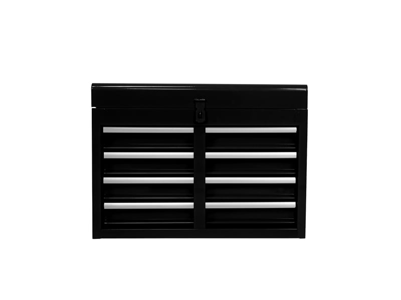 Armoire à outils mobile 51,56 x 27,94 x 101,85 cm noire en acier, 5 tiroirs et rangement de garage - Conforama E
