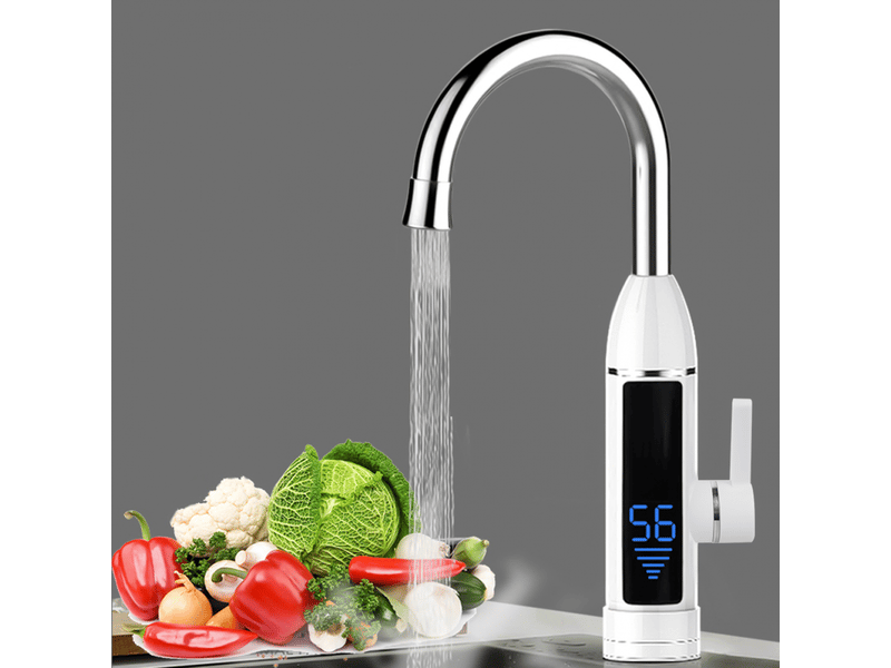  Chauffe-eau électrique robinets chauffe-eau instantané robinets chauffe rapide à robinet chauffe-eau à affichage numérique lcd  - Conforama C