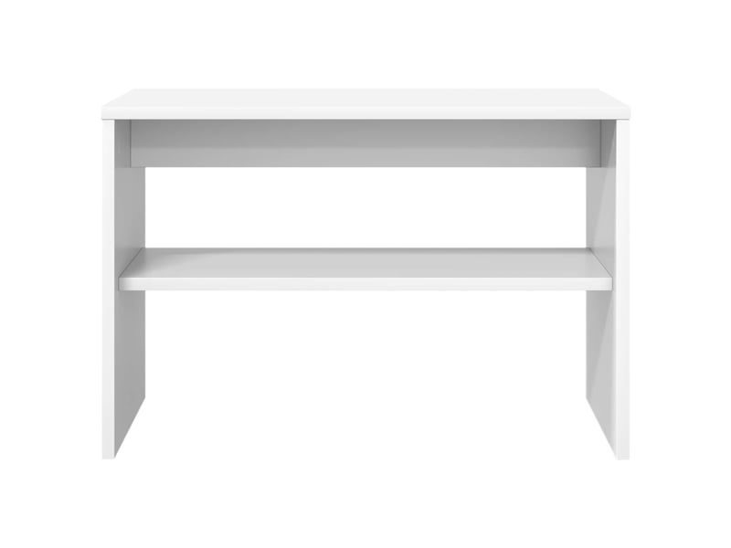  Meuble tv - banc tv - meuble de rangement 60 x 30 x 40 cm blanc bois d'ingénierie  - Conforama E