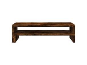 Support de moniteur table meuble bureau 54 x 22 x 15 cm bois d'ingénierie marron 02_0044889