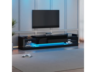 Meuble tv coloris noir ZOVIRA