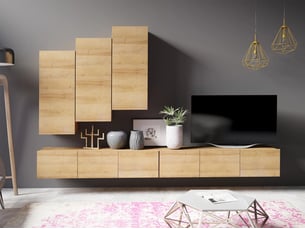 Meuble tv coloris doré 45 cm   