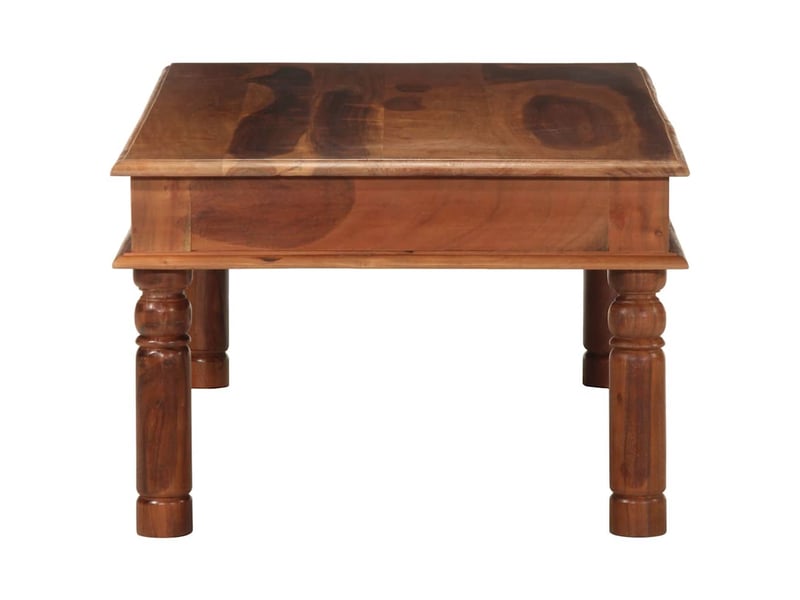  Table basse rectangulaire | table de salon 110x60x40 cm bois massif d'acacia  - Conforama C