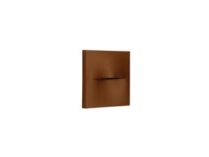 Zambelis orvion applique murale extérieure orvion square, led marron 3000k, ip65