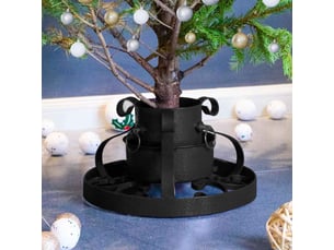 Support de sapin de noël noir 29x29x15,5 cm cf61979