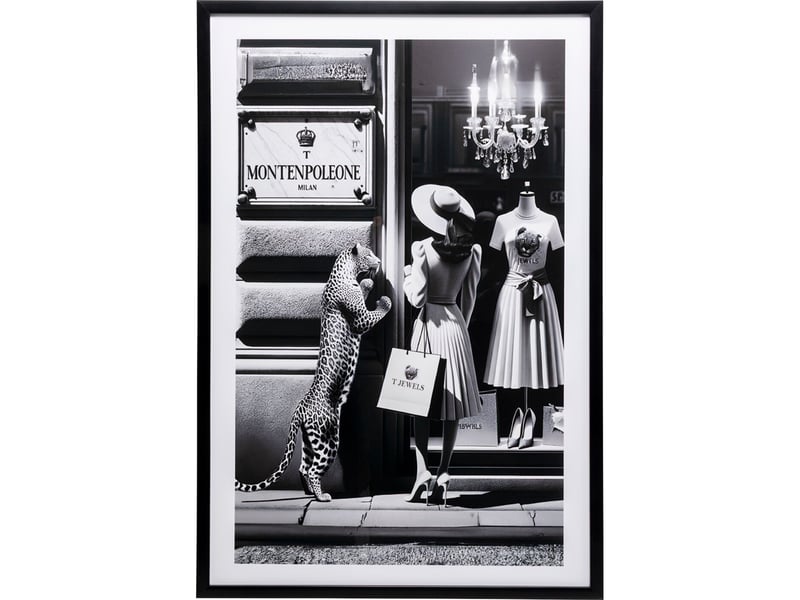  tableau window shopping 80x120cm  - Conforama A