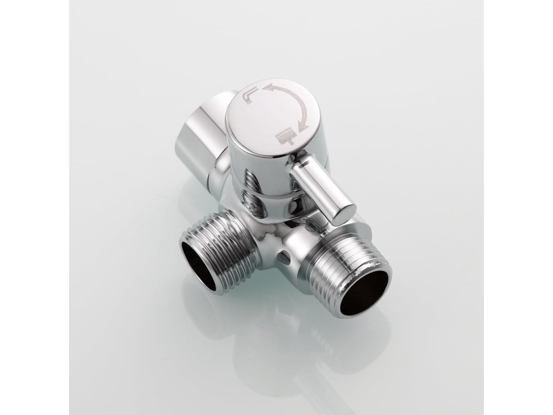  Adaptateur de douche g12 en laiton pour douchette à main et tête de pulvérisation fixe, chromé  - Conforama E