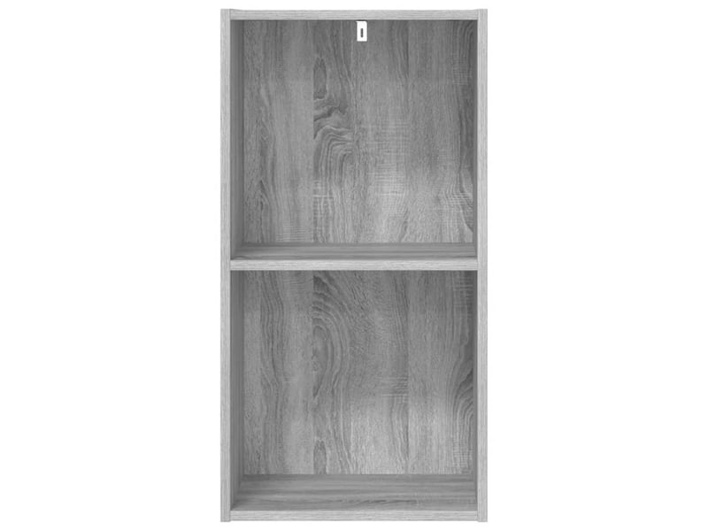  Bibliothèque, meuble de rangement salon sonoma gris 40x30x77 cm bois d'ingénierie  - Conforama D
