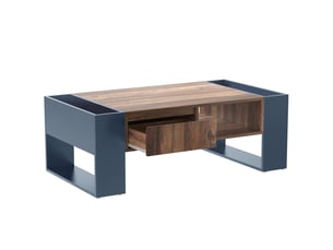 Table basse  coloris bicolore   - 60 cmx111 cm