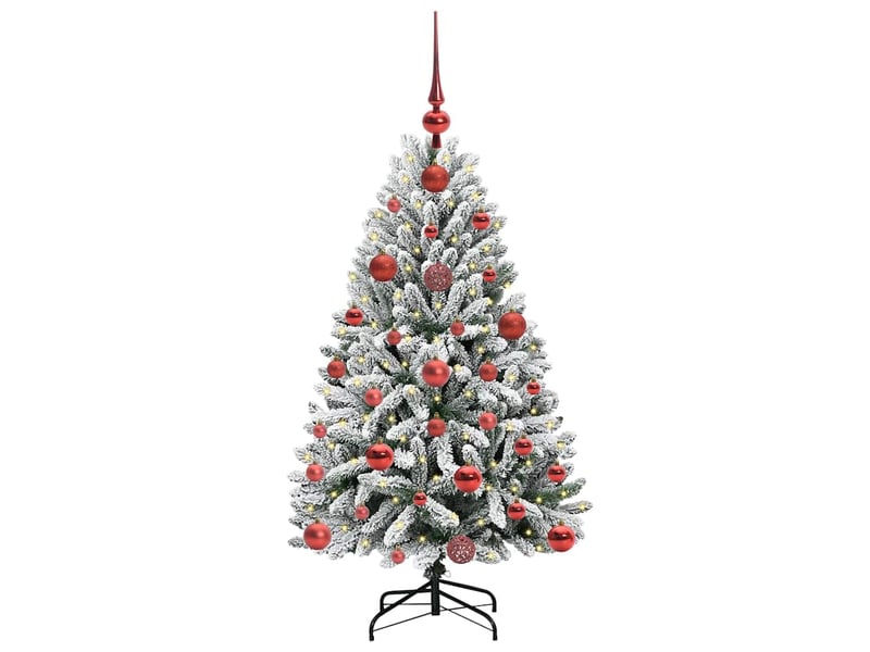  Sapin de noël, arbre de noël artificiel 120 cm 150 led blanc chaud shl7239  - Conforama C