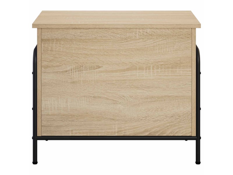  Boîte de rangement, coffre de rangement chêne sonoma 80x40x49,5 cm shl7521  - Conforama D