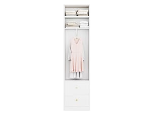 Porte armoire aucune <strong></strong> <strong></strong> coloris blanc largeur 50 cm