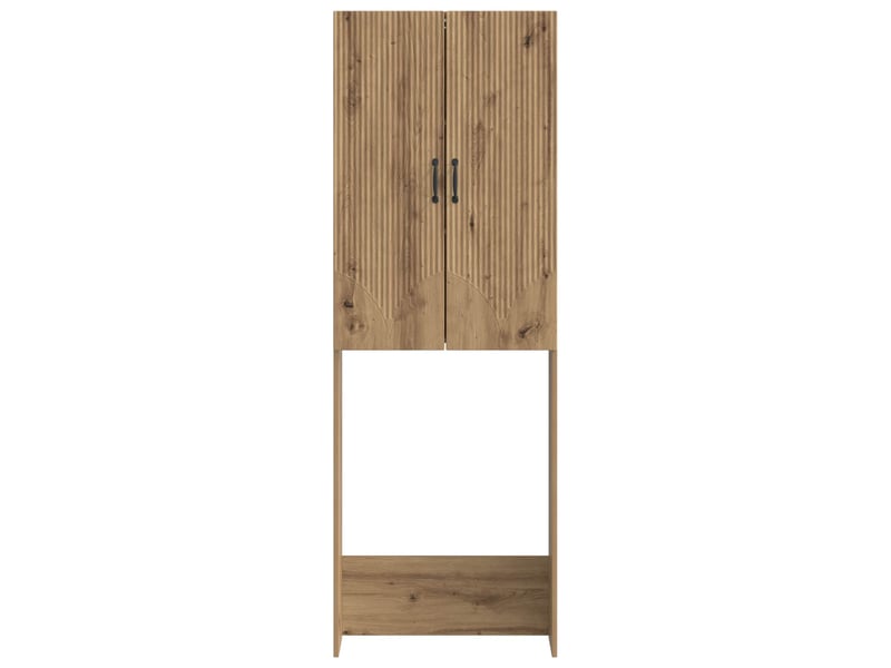  Armoire de toilette, meuble de toilette hoorn chêne artisanal 66x25.5x190 cm  - Conforama E