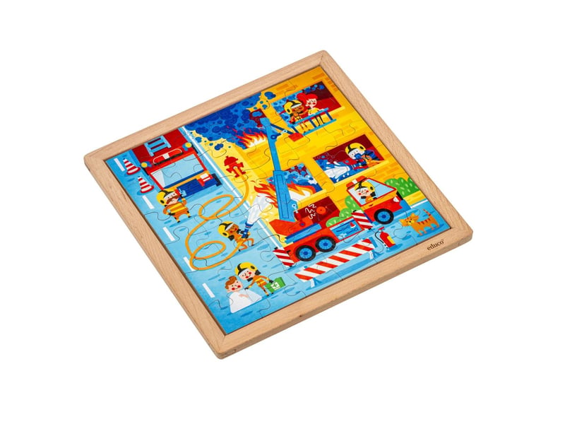  Educo services d'urgence - pompiers  36 pièces de puzzle 8719924067205 - Conforama C