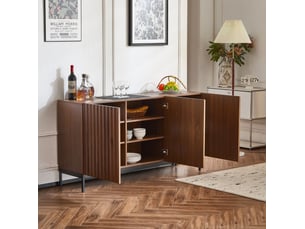 Buffet 3 porte(s) 0 tiroir(s) <strong>HAUSS SPOLE</strong> <strong></strong> - 150 cm coloris marron