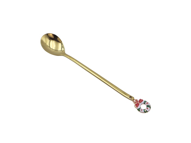 COUTELLERIE Petite cuillère doré NOEL - Conforama L