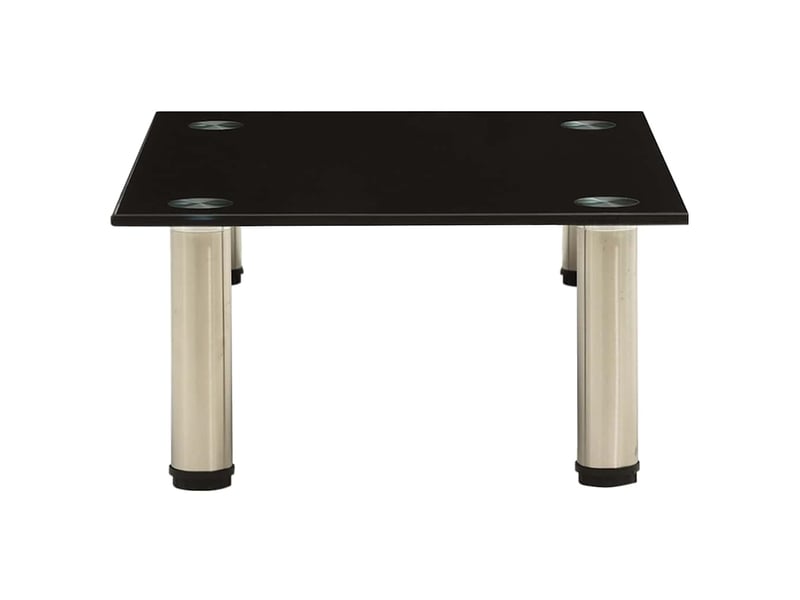  Meuble tv - banc tv - meuble de rangement noir 40x35x17 cm verre trempé  - Conforama C