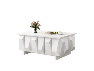 Table basse coloris blanc