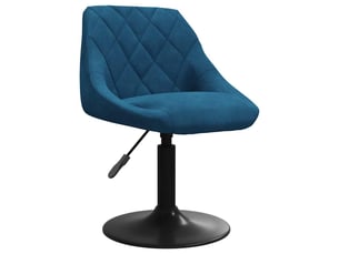 Tabouret de bar, chaise de bar bleu velours shl93280