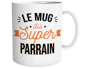 Les trésors de lily - le mug du super parrain