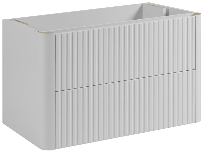  Meuble sous vasque suspendu linea 80 cm blanc  - Conforama A