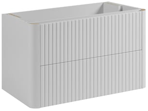 Meuble sous vasque suspendu linea 80 cm blanc