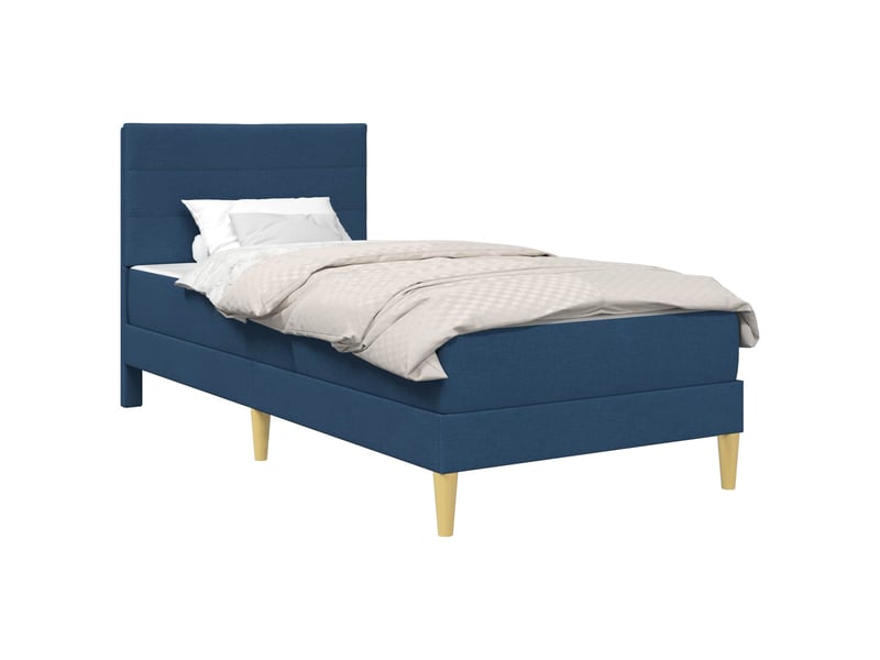  Lit simple- lit adulte -  cadre de lit 100 x 200 cm bleu  - Conforama A