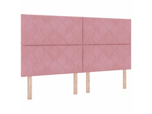 Tete de lit A poser largeur 180 cm   rose