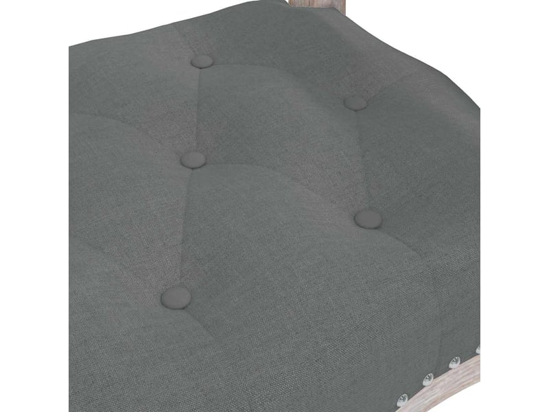  Banc chambre, banc de lit gris foncé 110x45x60 cm tissu  - Conforama E
