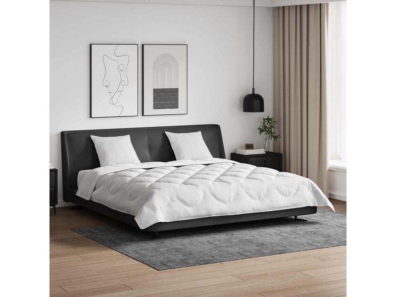  Duvet toutes saisons avec oreiller 3 pièces - couette blanc microfibre  - Conforama B