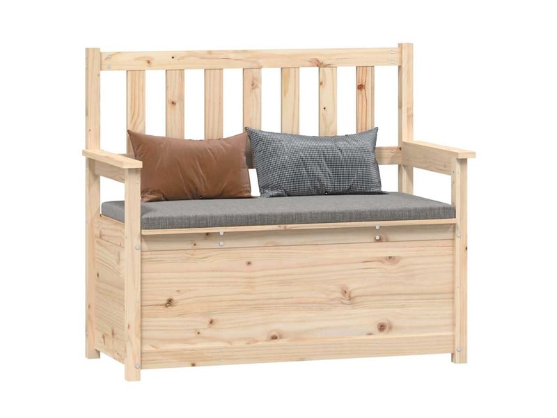  Banc banquette, banc d'entrée 112,5x51,5x96,5 cm bois de pin massif  - Conforama D