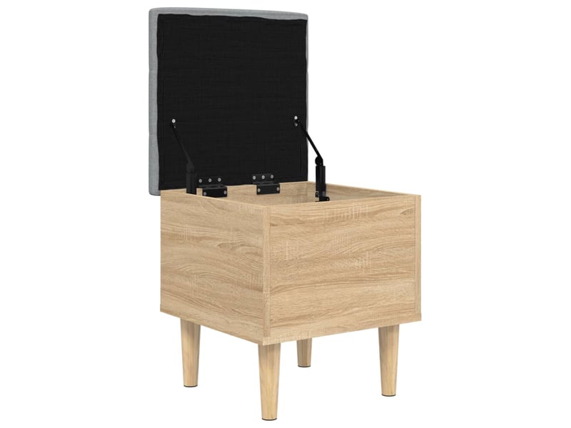  Banc chambre, banc de rangement chêne sonoma 42x42x46 cm bois d'ingénierie  - Conforama D