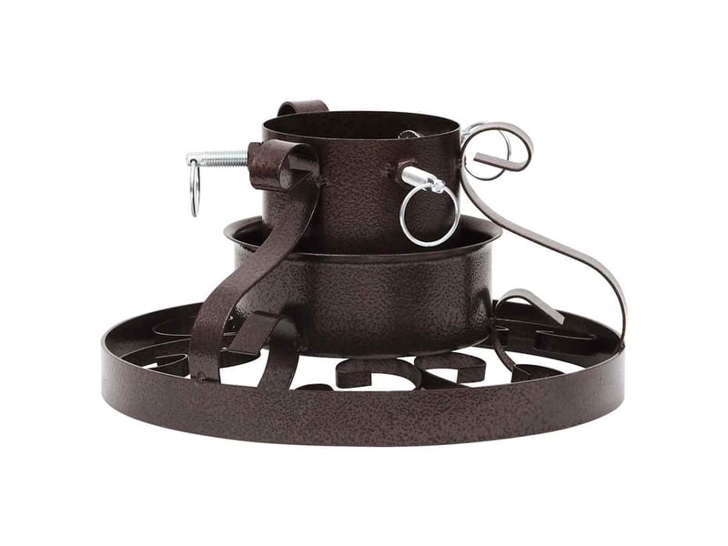Support de sapin de noël cuivre antique 29x29x15,5 cm cf61978 - Conforama C