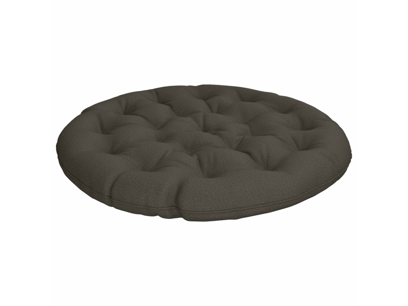 Coussin de chaise papasan, coussin d'assise vianen 100 % polyester anthracite cf54221 - Conforama A